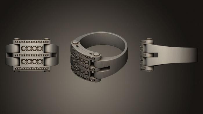Jewelry rings (JVLRP_0190) 3D model for CNC machine